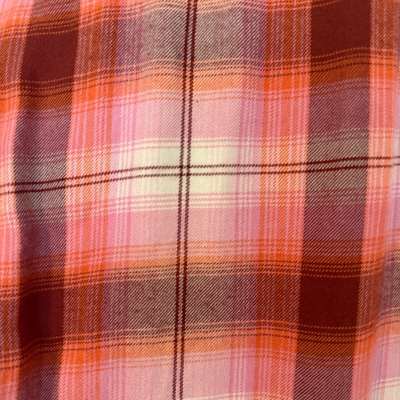 Gap pink plaid long sleeve (in tall) - Picture 4 of 4
